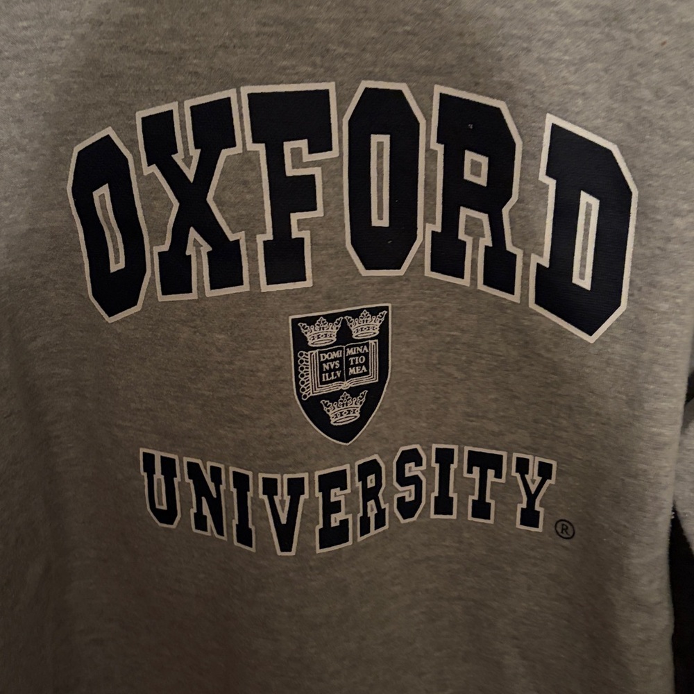 XL Grey Oxford University Sweatshirt - Picture 2 of 6